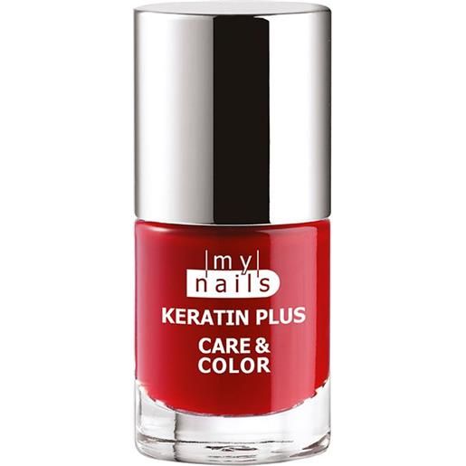 DI-VA Srl keratin plus care&color 10 rosso rubino my. Nails 7ml