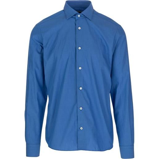 MASTRICAMICIAI | camicia luca cotone regular fit blu chiaro