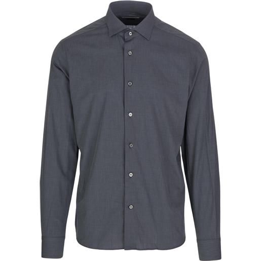 MASTRICAMICIAI | camicia luca regular fit grigio