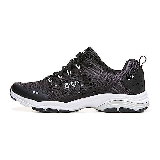 RYKA vivid rzx, scarpe da ginnastica donna, nero/bianco, 39.5 eu