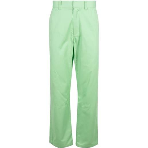 Supreme pantaloni dritti - verde