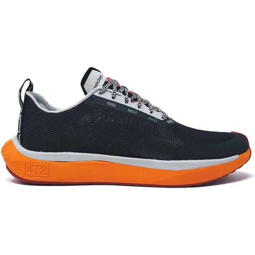 4t2 weekdays running shoes arancione, nero eu 40 1/2 uomo