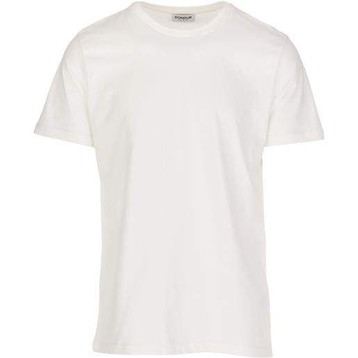 DONDUP | t-shirt girocollo cotone bianco