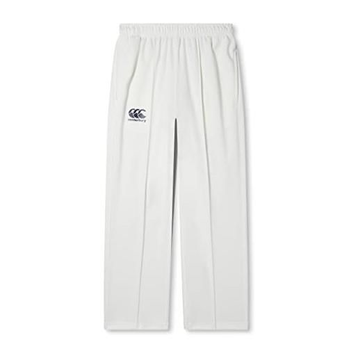Canterbury junior boys' cricket pant, pantaloni bambino, cream trousers, 12 years
