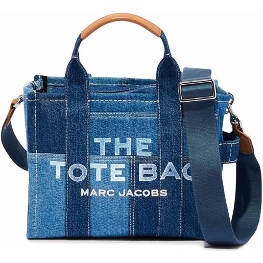 Marc Jacobs borsa the denim tote piccola - blu