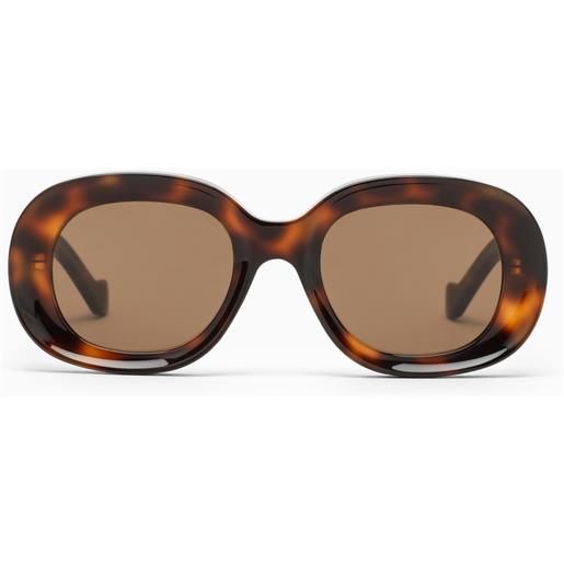 Loewe occhiali da sole oversize tartarugati