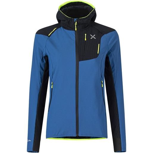 Montura ski style 2 hoodie fleece blu xs donna