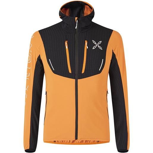 Montura ski style hoodie arancione s uomo