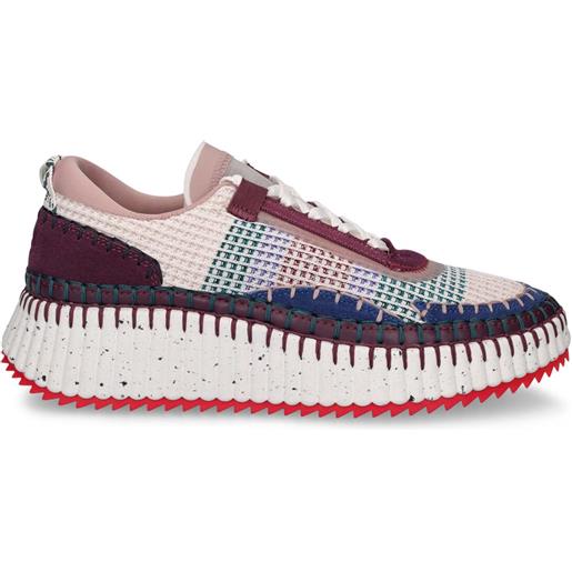 CHLOÉ sneakers low top nama in mesh