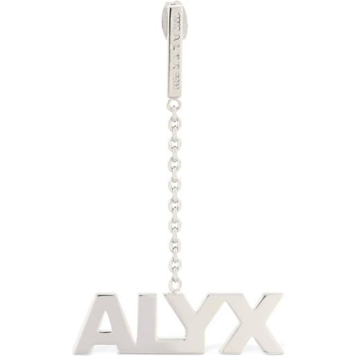 1017 ALYX 9SM orecchino singolo con logo