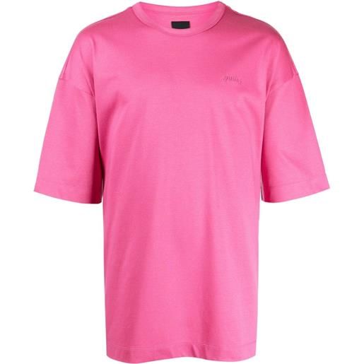 Juun.J t-shirt con stampa grafica - rosa