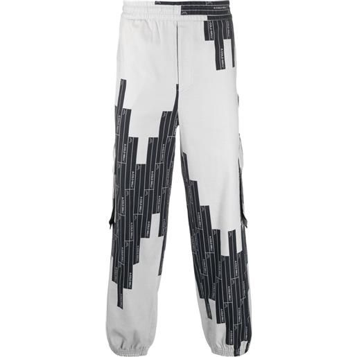 A-COLD-WALL* pantaloni affusolati con monogramma vector - nero
