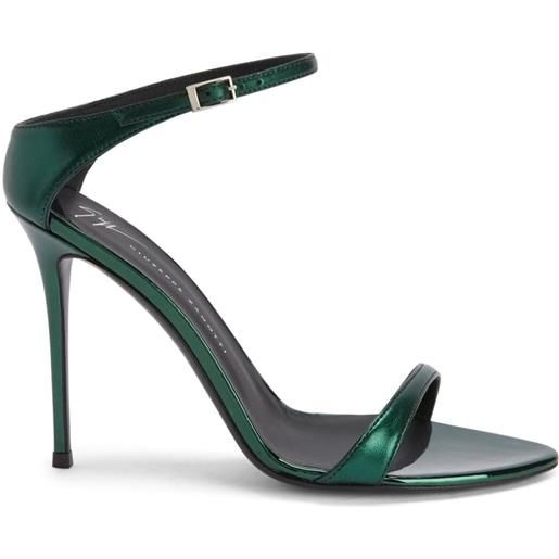 Giuseppe Zanotti sandali beverlee 105mm - verde