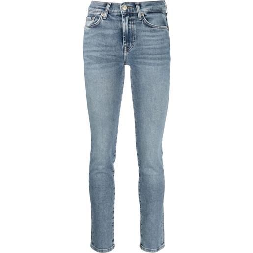7 For All Mankind jeans skinny roxanne - blu