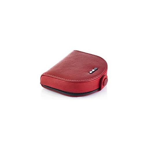Bymee Live as you like tacco porta monete in vera pelle bymee (red/navy)