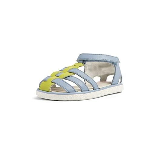 Camper miko first walkers-k800545, flat sandal bimba 0-24, multicolore, 21 eu