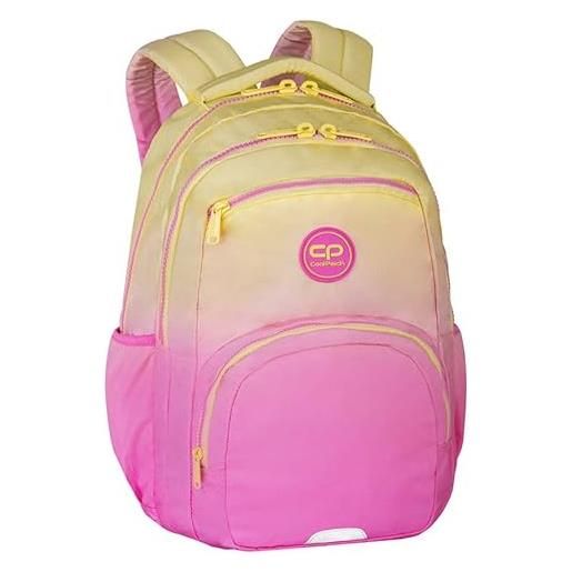 Coolpack e99614, zaino per la scuola pick gradient peach, pink