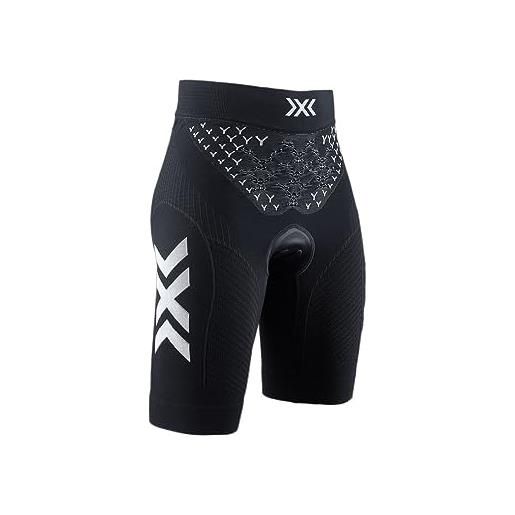 X-Bionic twyce 4.0 bike shorts padded women short, donna, opal black/arctic white, s