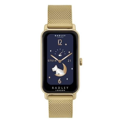 Radley orologio digitale al quarzo da donna con cinturino in poliestere rys21-4014, oro chiaro. , bracciale