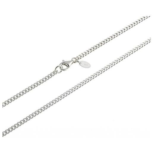 Silberketten-Store catena per bambini, larghezza 2,4 mm, lunghezza a scelta 32-37 cm, vero argento 925, argento sterling
