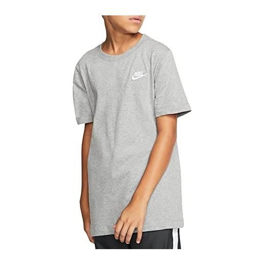 Nike b nsw tee emb futura, t-shirt bambino, black/(white), s