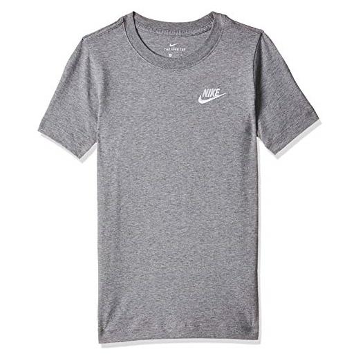 Nike b nsw tee emb futura tshirt, bambino, grigio, xs