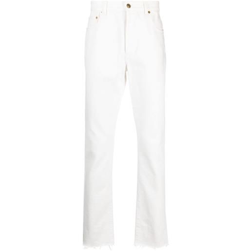 Gucci jeans con logo - bianco