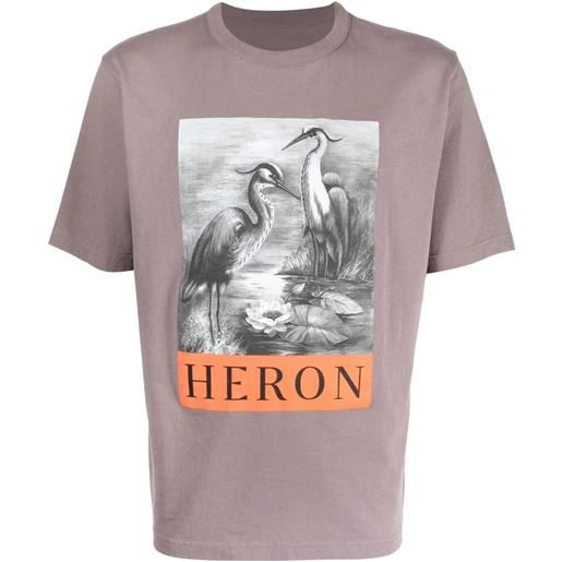 Heron Preston t-shirt con stampa - grigio
