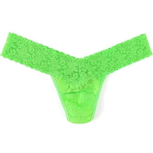 Hanky panky signature lace low rise thong - perizoma donna lime