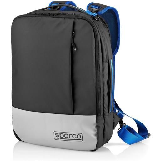Celly sparco spbackpack borsa per laptop 39.6 cm (15.6") zaino nero, blu, grigio