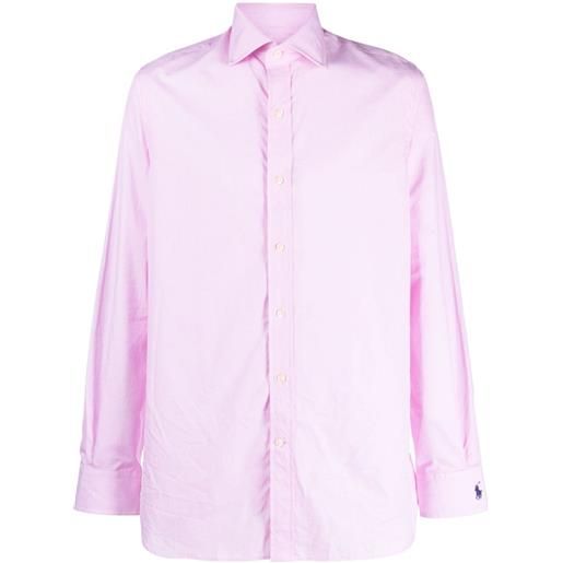 Polo Ralph Lauren camicia con ricamo - rosa