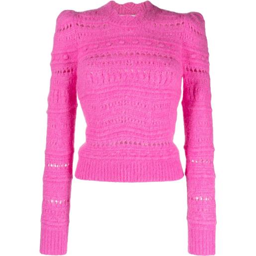 MARANT ÉTOILE maglione adler traforato - rosa
