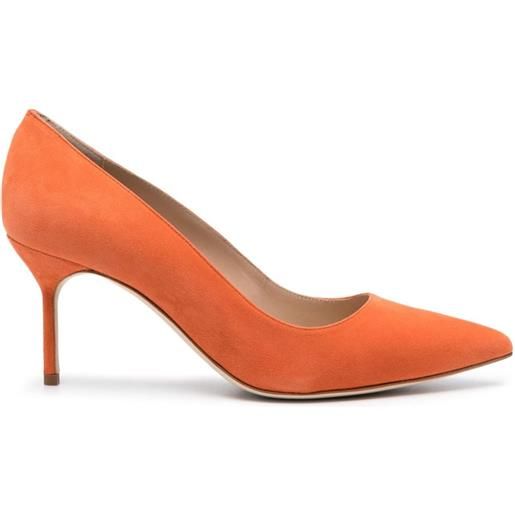 Manolo Blahnik pumps tora 70mm - arancione