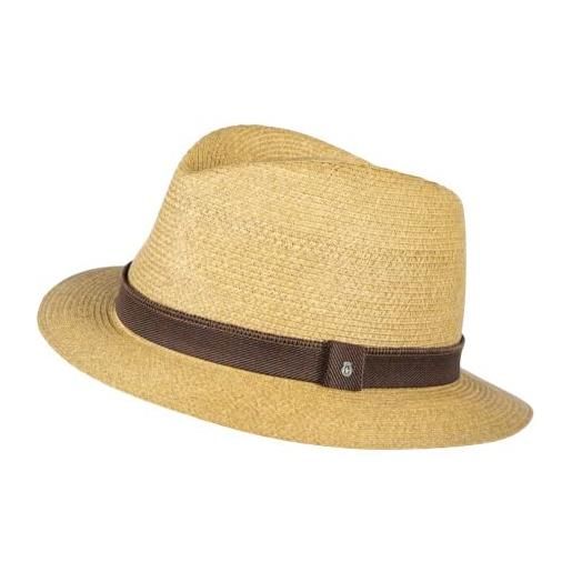 Roeckl cappello di paglia san diego, naturale sole, beige, 59 uomo