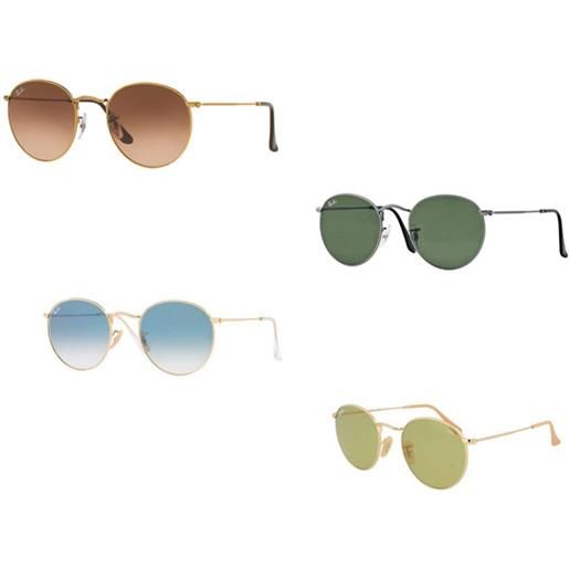 Ray Ban rb3447 round metal