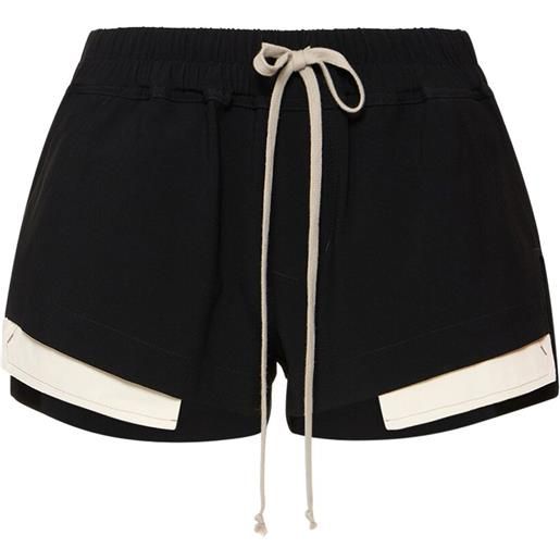 RICK OWENS shorts boxy fit in cady