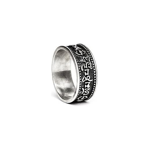 Tamashii anello in argento con mantra inciso rhs901-00 (24)