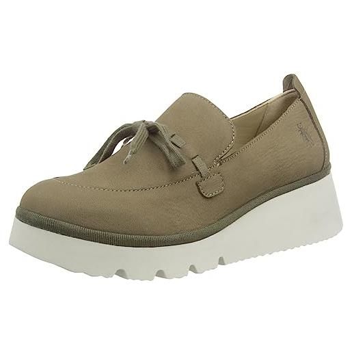 Fly London popi436fly, mocassino donna, nero, 36 eu