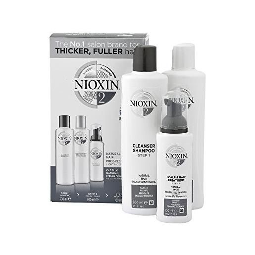 NIOXIN system 2 capelli naturali molto diradati kit 300 ml