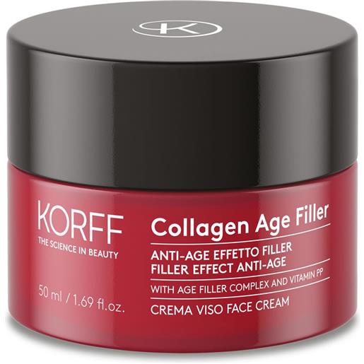 Korff collagen age filler crema viso anti-age effetto filler 50 ml