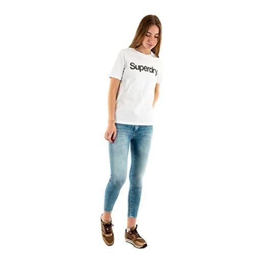 Superdry cl tee t-shirt, nautical navy, l donna