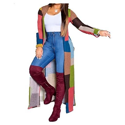 LUPE amazon esplosione modelli africani donne allentate lunghe signore casual giacca a vento, colore: , medium