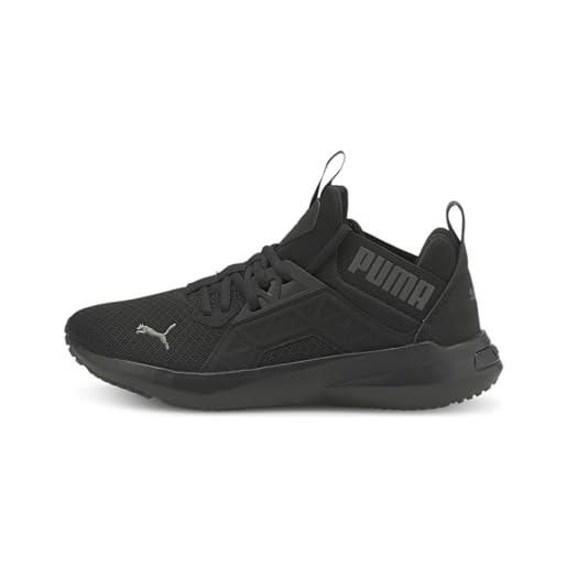PUMA softride enzo nxt jr, scarpe da ginnastica, black ca, 38.5 eu