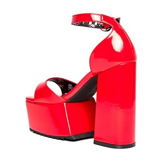 LAMODA ballin, scarpe da corsa donna, brevetto rosso, 37 eu