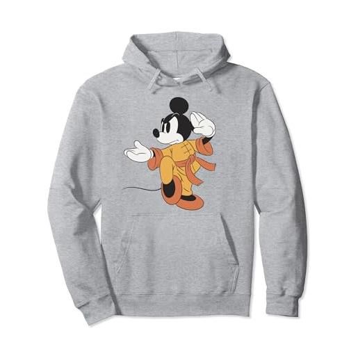 Disney mickey mouse kung fu outfit felpa con cappuccio