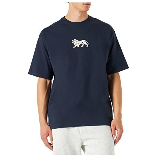 Lonsdale sarclet t-shirt, blu/ecru, l men's