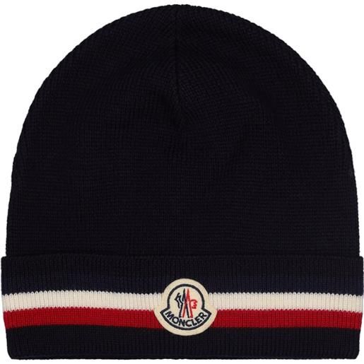 MONCLER cappello beanie in lana extrafine
