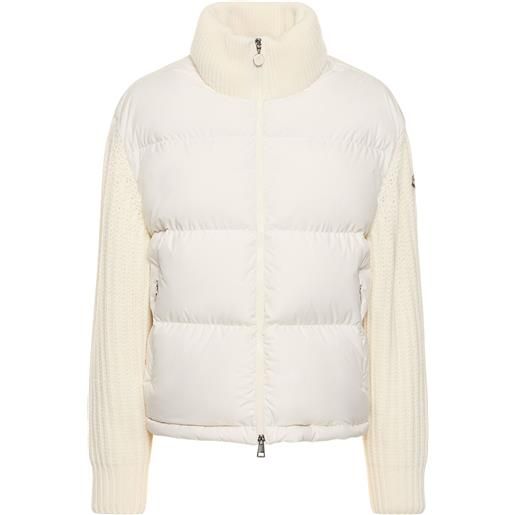 MONCLER cardigan in misto lana tricot