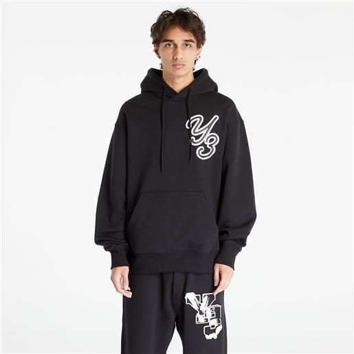 Y-3 graphic logo hoodie unisex black