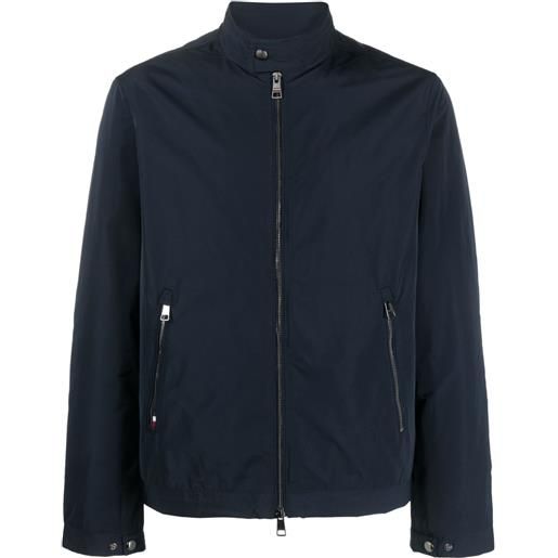 Tommy Hilfiger giacca a vento con zip bidirezionale - blu